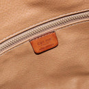 CELINE Macadam Canvas Shoulder Bag PVC Leather Brown Gold Auth bs30783-20