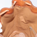 CELINE Macadam Canvas Shoulder Bag PVC Leather Brown Gold Auth bs30783-22