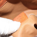 CELINE Macadam Canvas Shoulder Bag PVC Leather Brown Gold Auth bs30783-12