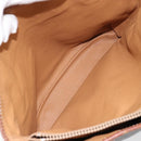 CELINE Macadam Canvas Tote Bag PVC Leather Brown Gold Auth bs30784-23