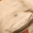 CELINE Macadam Canvas Tote Bag PVC Leather Brown Gold Auth bs30785-10