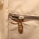 CELINE Macadam Canvas Tote Bag PVC Leather Brown Gold Auth bs30785-22