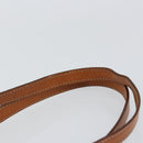 CELINE Macadam Canvas Tote Bag PVC Leather Brown Gold Auth bs30785-14