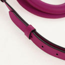 Christian Dior Diorissimo Hand Bag Leather 2way Purple Silver Auth bs30787-15