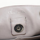 Christian Dior Diorissimo Hand Bag Leather 2way Purple Silver Auth bs30787-23