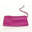 Christian Dior Diorissimo Hand Bag Leather 2way Purple Silver Auth bs30787-25