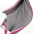 Christian Dior Diorissimo Hand Bag Leather 2way Purple Silver Auth bs30787-29