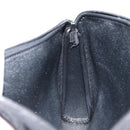 Christian Dior Trotter Canvas Clutch Bag Black Gold Auth bs30788-12