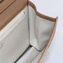 Christian Dior Shoulder Bag Leather Brown Gold Auth bs30791-19