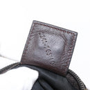 FENDI Pecan Canvas Handtas Nylon Zwart Bruin Auth bs30795-12