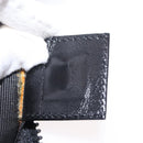 FENDI Hand Bag Nylon Black Silver Auth bs30796-12