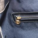 FENDI Pecan Canvas Backpack Brown Black Auth bs30797-19