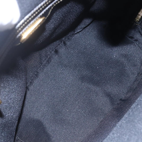 FENDI Pecan Canvas Backpack Brown Black Auth bs30797