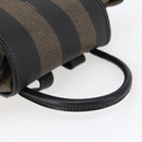 FENDI Pecan Canvas Backpack Brown Black Auth bs30797-7