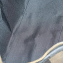 FENDI Pecan Canvas Boston Bag PVC Black Brown gold Auth bs30798-11