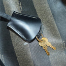 FENDI Pecan Canvas Boston Bag PVC Black Brown gold Auth bs30798-10