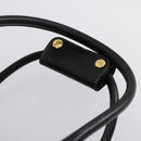 FENDI Pecan Canvas Boston Bag PVC Black Brown gold Auth bs30798-14