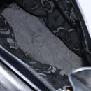 Salvatore Ferragamo Hand Bag Leather 2way Black Gold Auth bs30800-11