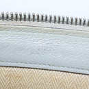 HERMES Zip Tablet Clutch Bag Epsom Gray Auth bs30803-17