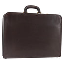 LOEWE Trunk Case Leather Brown Gold Auth bs30805-1