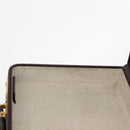 LOEWE Trunk Case Leather Brown Gold Auth bs30805-19