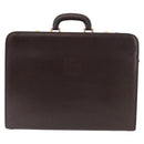 LOEWE Trunk Case Leather Brown Gold Auth bs30805-13
