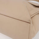 GIVENCHY Hand Bag Leather 2way Baby Blue Silver Auth bs30809-10