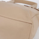 GIVENCHY Hand Bag Leather 2way Baby Blue Silver Auth bs30809-16