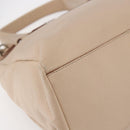 GIVENCHY Hand Bag Leather 2way Baby Blue Silver Auth bs30809-17