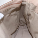 GIVENCHY Hand Bag Leather 2way Baby Blue Silver Auth bs30809-23