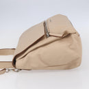 GIVENCHY Hand Bag Leather 2way Baby Blue Silver Auth bs30809-3