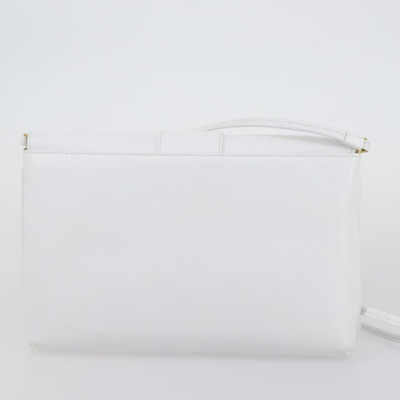 GIVENCHY Shoulder Bag Leather 3 Set Black White Auth bs30810