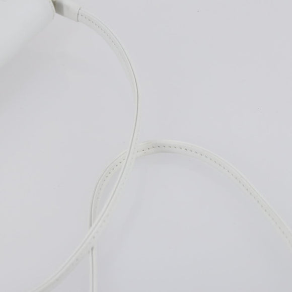 GIVENCHY Shoulder Bag Leather 3 Set Black White Auth bs30810