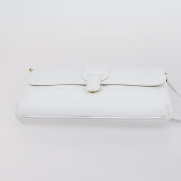 GIVENCHY Shoulder Bag Leather 3 Set Black White Auth bs30810