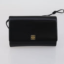 GIVENCHY Shoulder Bag Leather 3 Set Black White Auth bs30810-16