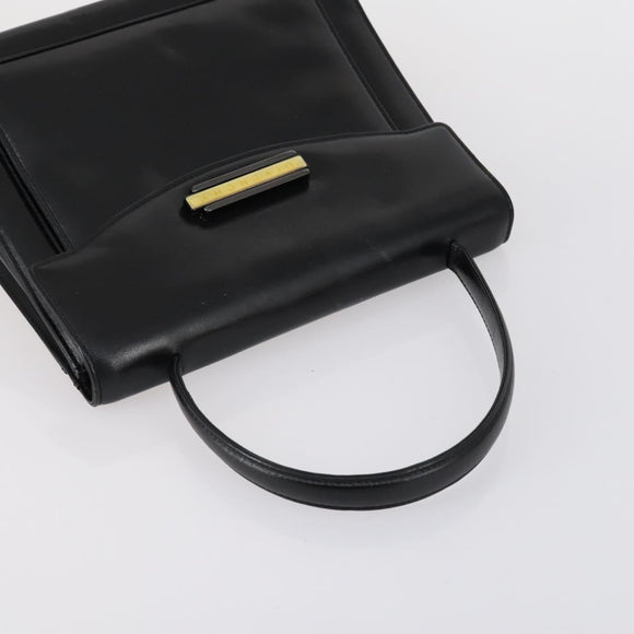 GIVENCHY Shoulder Bag Leather 3 Set Black White Auth bs30810