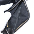 SAINT LAURENT Y Logo Long Wallet Leather Black Gold Auth bs30811-11