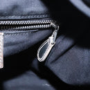 BALENCIAGA Grease Hand Bag Leather Silver 203249 Auth bs30812-22