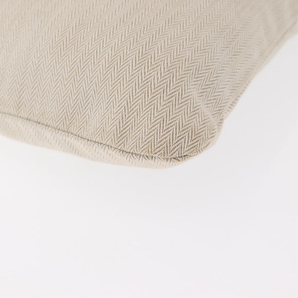 HERMES Aline PM Shoulder Bag cotton Beige Gold Auth bs30813