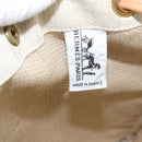 HERMES Aline PM Shoulder Bag cotton Beige Gold Auth bs30813-16