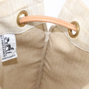 HERMES Aline PM Shoulder Bag cotton Beige Gold Auth bs30813-18