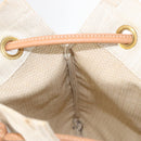 HERMES Aline PM Shoulder Bag cotton Beige Gold Auth bs30813-19