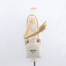 HERMES Aline PM Shoulder Bag cotton Beige Gold Auth bs30813-20