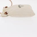 HERMES Aline PM Shoulder Bag cotton Beige Gold Auth bs30813-5