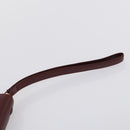 CARTIER Must Line Clutch Bag Leather 2 Set Bordeaux Gold Auth bs30815-13