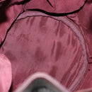 CARTIER Must Line Clutch Bag Leather 2 Set Bordeaux Gold Auth bs30815-9