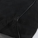 BALENCIAGA Hand Bag Canvas Black Gold Auth bs30816-16