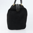 BALENCIAGA Hand Bag Canvas Black Gold Auth bs30816-3