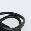 BALENCIAGA Hand Bag Canvas Black Gold Auth bs30816-14