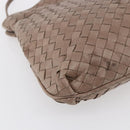 BOTTEGA VENETA INTRECCIATO Shoulder Bag Beige Gold Auth bs30817-16